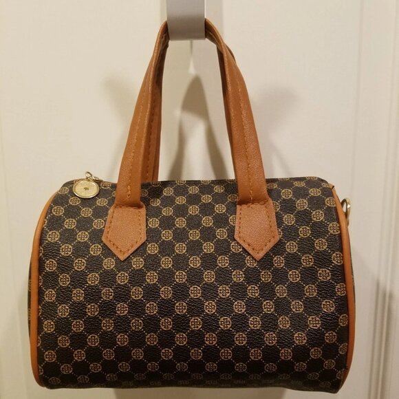 Small Mini Brown Cognac Speedy Crossbody Handbag - Picture 5 of 11